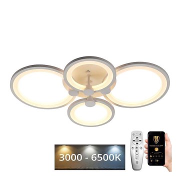 LED Dimmable surface-mounted chandelier LED/65W/230V 3000-6500K + remote control