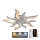 LED Dimmable surface-mounted chandelier LED/65W/230V 3000-6500K white + remote control