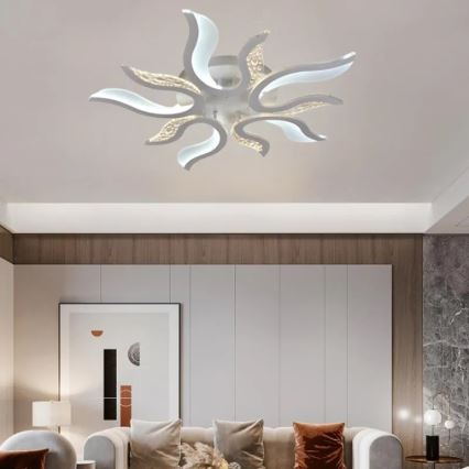 LED Dimmable surface-mounted chandelier LED/65W/230V 3000-6500K white + remote control