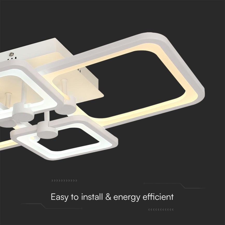 LED Dimmable surface-mounted chandelier LED/70W/230V 3000-6500K + remote control