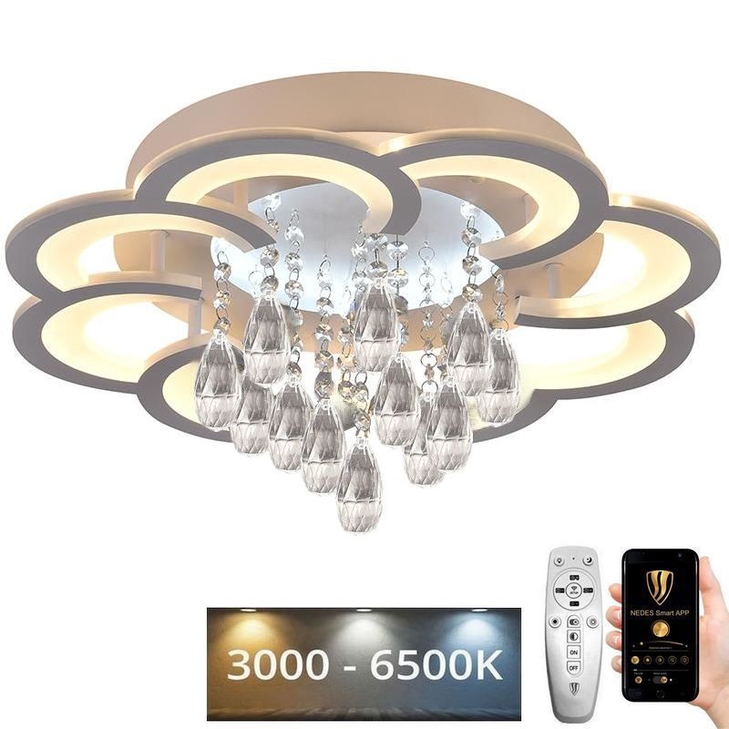 LED Dimmable surface-mounted chandelier LED/70W/230V 3000-6500K + remote control