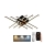 LED Dimmable surface-mounted chandelier LED/70W/230V 3000-6500K + remote control