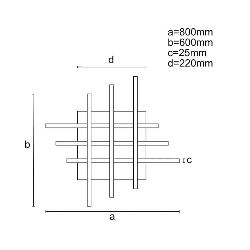 LED Dimmable surface-mounted chandelier LED/70W/230V 3000-6500K + remote control
