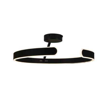 LED Dimmable surface-mounted chandelier LED/72W/230V 3000-6500K black + remote control