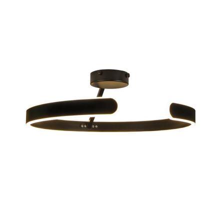 LED Dimmable surface-mounted chandelier LED/72W/230V 3000-6500K black + remote control