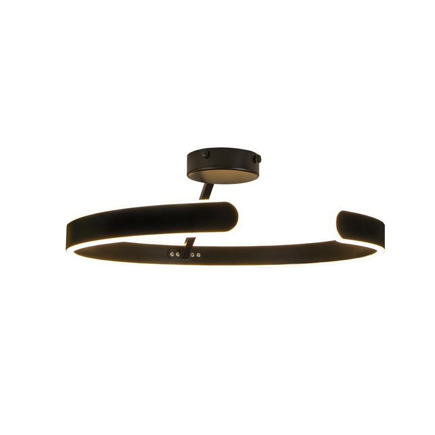 LED Dimmable surface-mounted chandelier LED/72W/230V 3000-6500K black + remote control