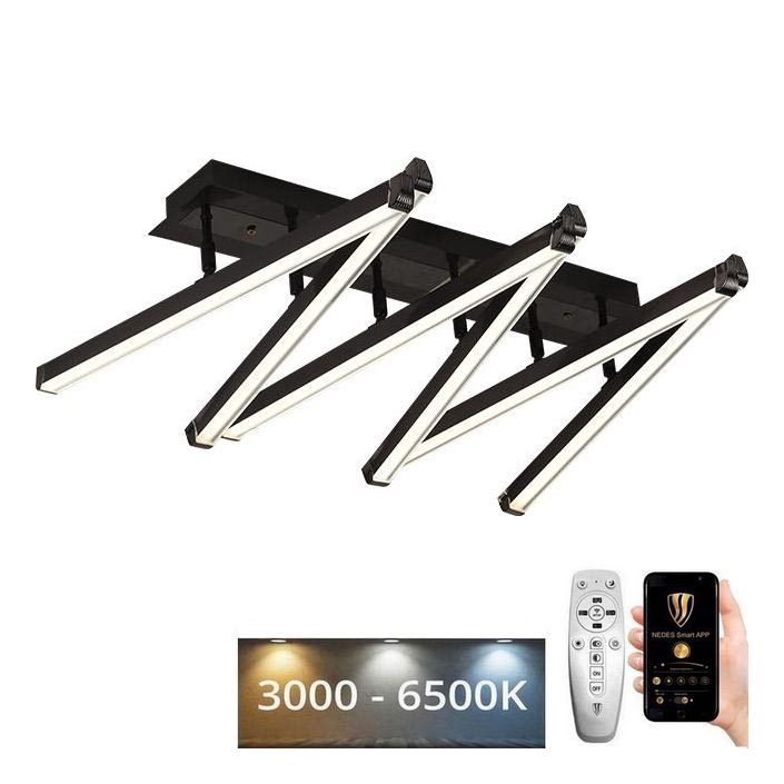 LED Dimmable surface-mounted chandelier LED/75W/230V 3000-6500K + remote control