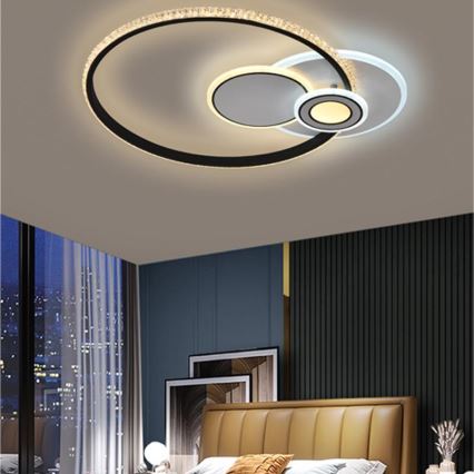 LED Dimmable surface-mounted chandelier LED/80W/230V 3000-6500K + remote control