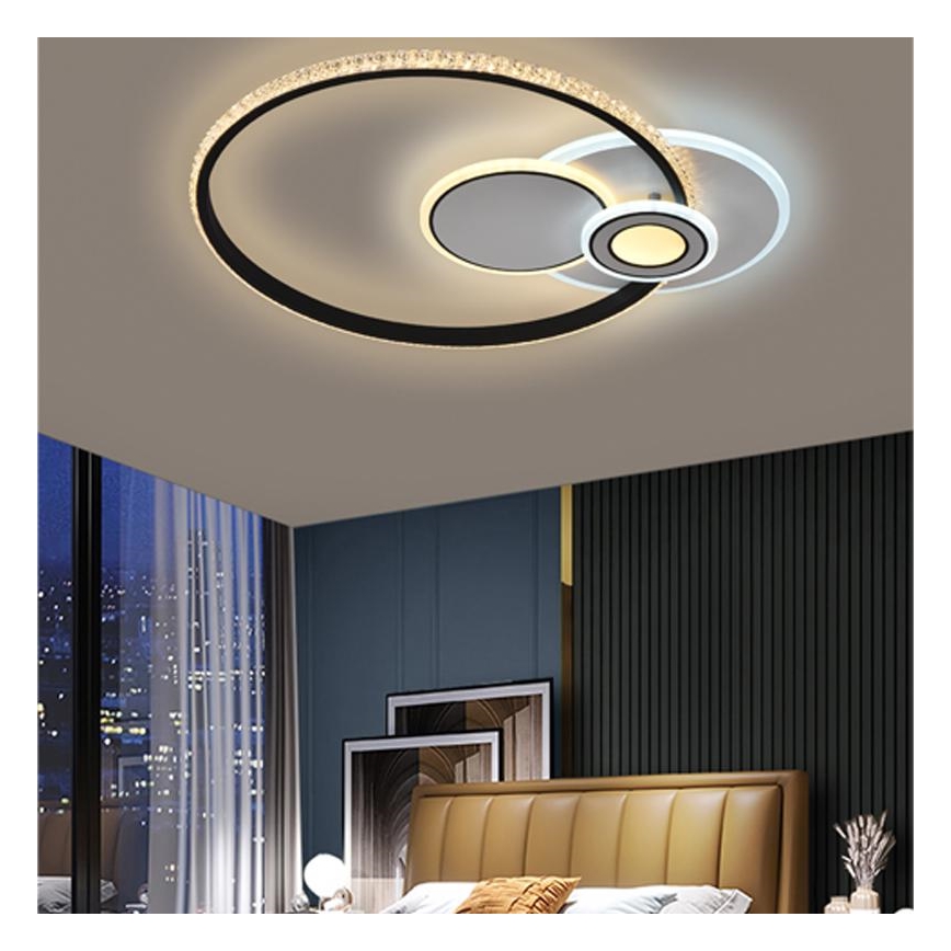 LED Dimmable surface-mounted chandelier LED/80W/230V 3000-6500K + remote control