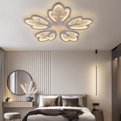 LED Dimmable surface-mounted chandelier LED/80W/230V 3000-6500K + remote control