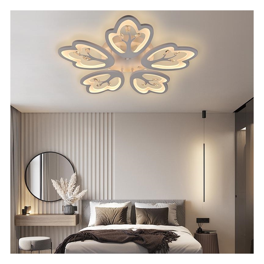 LED Dimmable surface-mounted chandelier LED/80W/230V 3000-6500K + remote control