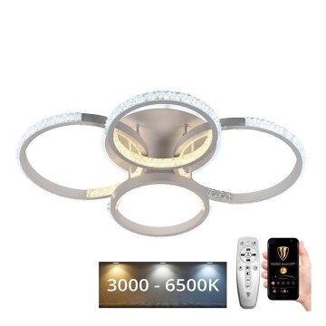 LED Dimmable surface-mounted chandelier LED/80W/230V 3000-6500K + remote control