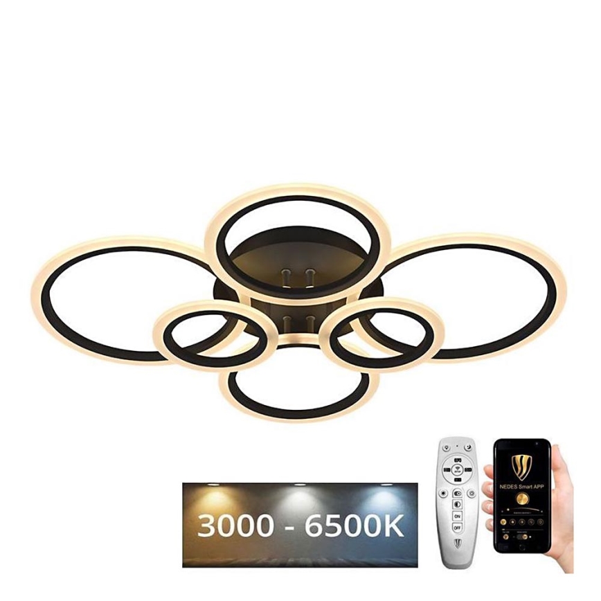 LED Dimmable surface-mounted chandelier LED/85W/230V 3000-6500K + remote control
