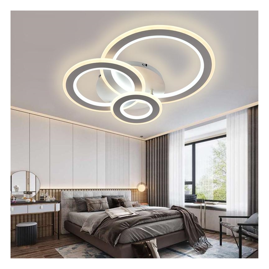 LED Dimmable surface-mounted chandelier LED/90W/230V 3000-6500K + remote control