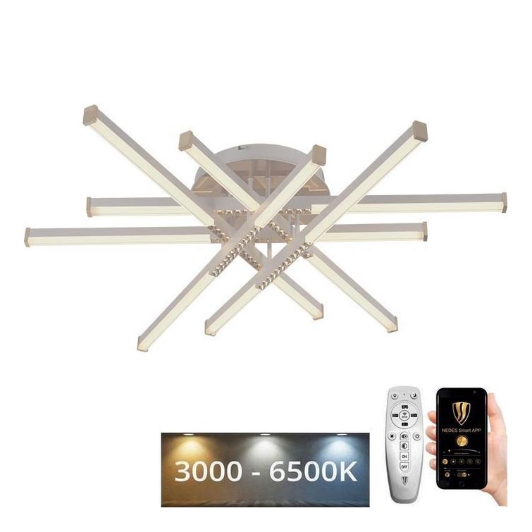 LED Dimmable surface-mounted chandelier LED/90W/230V 3000-6500K + remote control