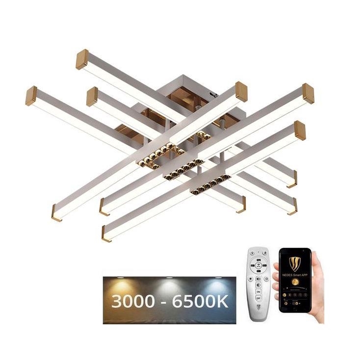 LED Dimmable surface-mounted chandelier LED/90W/230V 3000-6500K + remote control