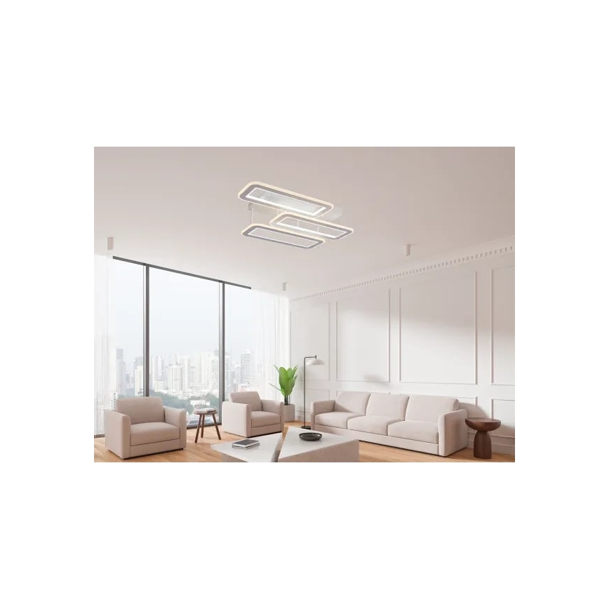 LED Dimmable surface-mounted chandelier LED/90W/230V 3000-6500K + remote control
