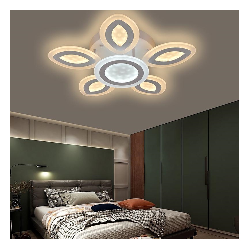 LED Dimmable surface-mounted chandelier LED/95W/230V 3000-6500K + remote control