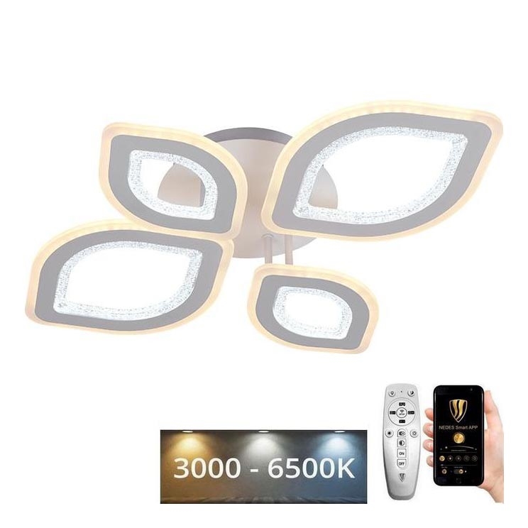 LED Dimmable surface-mounted chandelier LED/95W/230V 3000-6500K + remote control