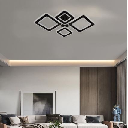 LED Dimmable surface-mounted chandelier LED/95W/230V 3000-6500K + remote control