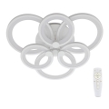 LED Dimmable surface-mounted chandelier SIENA LED/72W/230V white + remote control