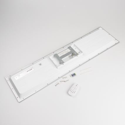 Dimmable 32W LED surface-mounted panel 230V 2700-6500K 25x100 cm white + remote control