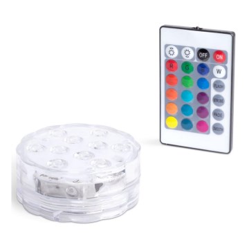 LED Dimmable swimming pool lighting LED/3xAAA IP68 + remote control