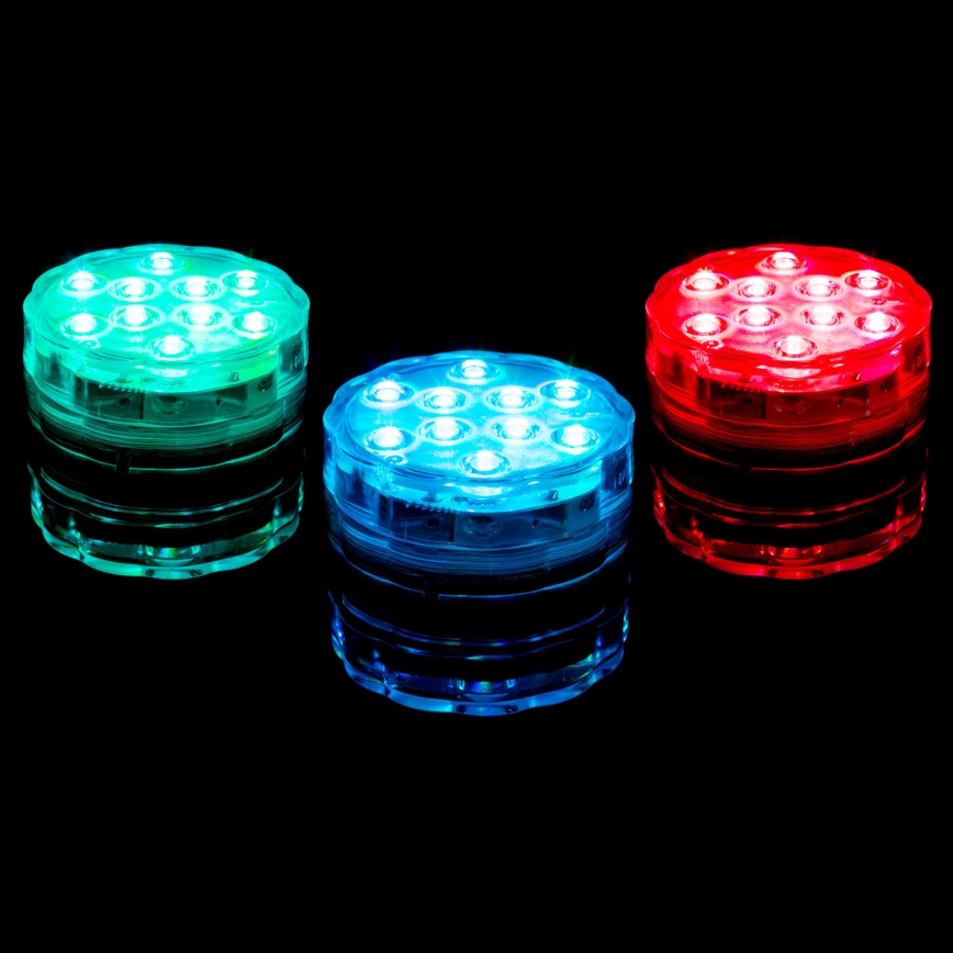 LED Dimmable swimming pool lighting LED/3xAAA IP68 + remote control
