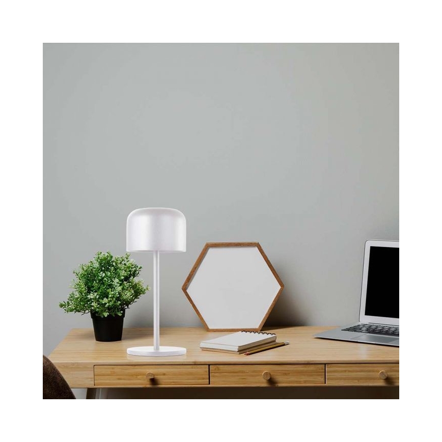 LED Dimmable rechargeable touch table lamp LED/1,5W/5V 2700-5700K IP54 2200 mAh white