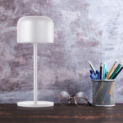 LED Dimmable rechargeable touch table lamp LED/1,5W/5V 2700-5700K IP54 2200 mAh white