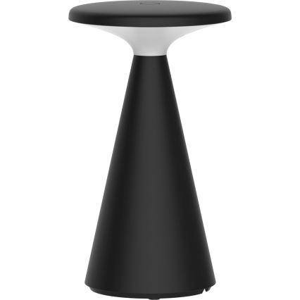 LED Dimmable touch outdoor table lamp PAROS LED/1,8W/5V USB 1800 mAh IP44 black