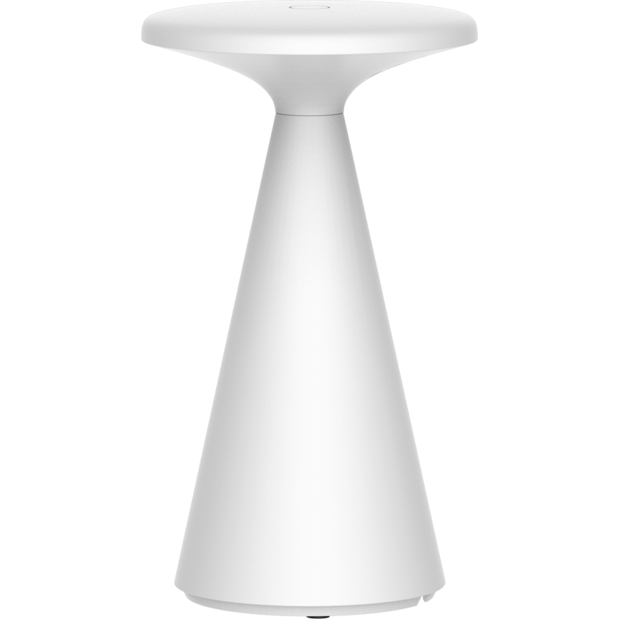 LED Dimmable touch outdoor table lamp PAROS LED/1,8W/5V USB 1800 mAh IP44 white