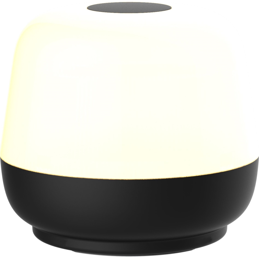 LED Dimmable touch outdoor table lamp SAMBA LED/1,2W/5V USB 1200 mAh IP44 black