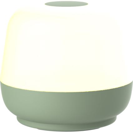 LED Dimmable touch outdoor table lamp SAMBA LED/1,2W/5V USB 1200 mAh IP44 green