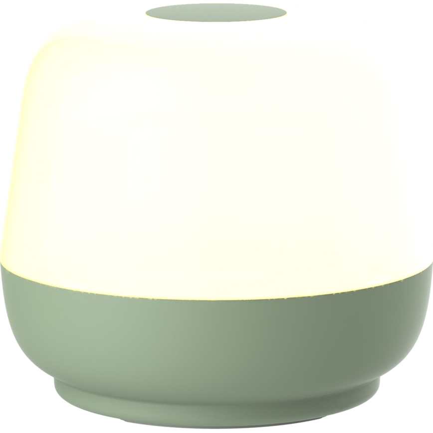 LED Dimmable touch outdoor table lamp SAMBA LED/1,2W/5V USB 1200 mAh IP44 green