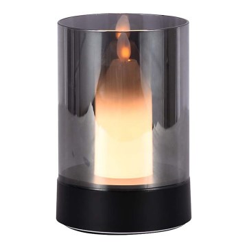 LED Dimmable table rechargeable lamp LED/2W/5V 3000K 2400 mAh black