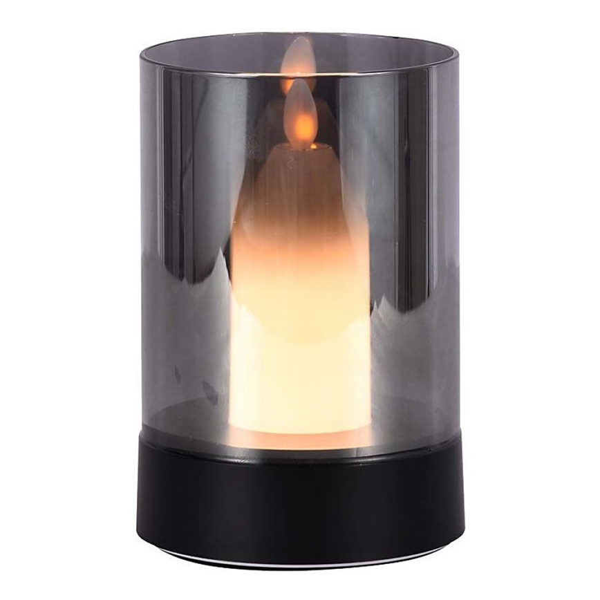 LED Dimmable table rechargeable lamp LED/2W/5V 3000K 2400 mAh black