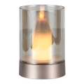 LED Dimmable table rechargeable lamp LED/2W/5V 3000K 2400 mAh copper