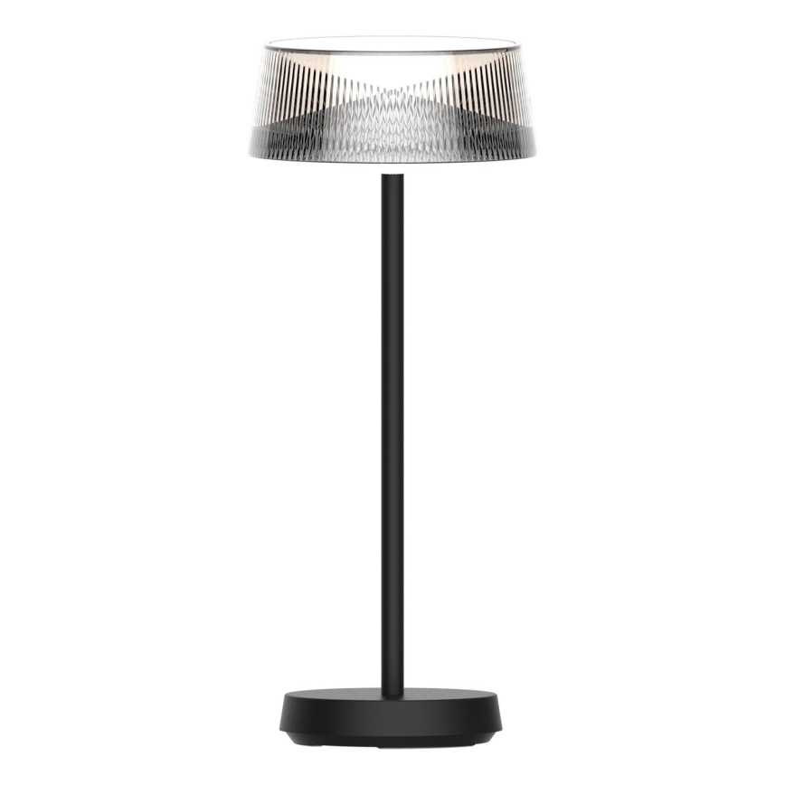 LED Dimmable touch outdoor table lamp CASABLANCA LED/3,4W/5V USB 3600 mAh IP44 black