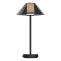 LED Dimmable touch outdoor table lamp SERENGETI LED/3,4W/5V USB 3600 mAh IP44 black