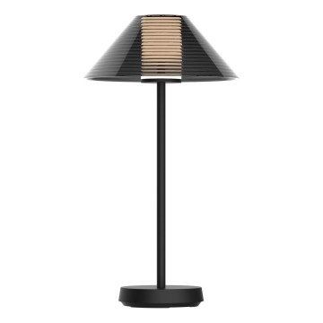 LED Dimmable touch outdoor table lamp SERENGETI LED/3,4W/5V USB 3600 mAh IP44 black
