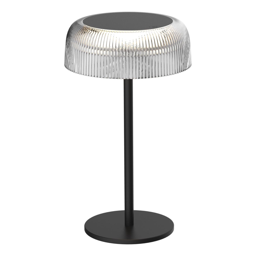 LED Dimmable touch outdoor table lamp TRYPOLIS LED/2W/5V USB 1800 mAh IP44 black