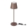 LED Dimmable touch rechargeable table lamp LED/2W/5V 4400 mAh 3000K IP54 brown