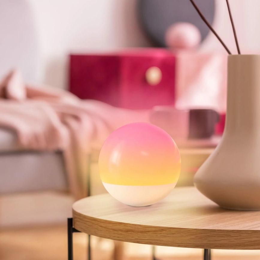 LED Dimmable touch table lamp CANDY LED/5V 1200 mAh multicolor