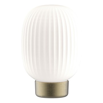 LED Dimmable touch table lamp LATTE LED/1,8W/5V USB 2000 mAh gold/white