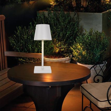 LED Dimmable touch table lamp LED/3,5W/5V 5200 mAh IP54 white
