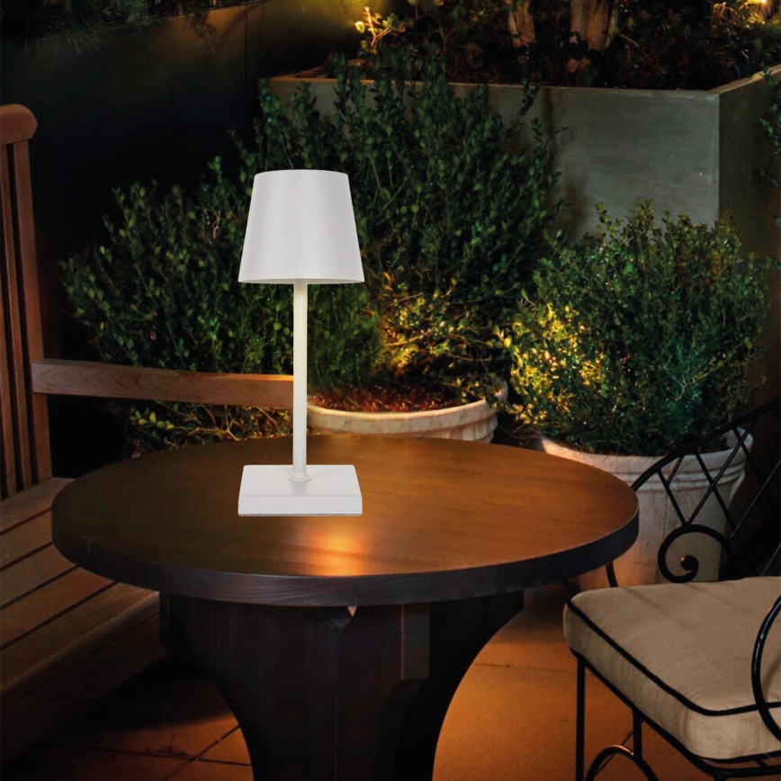 LED Dimmable touch table lamp LED/3,5W/5V 5200 mAh IP54 white