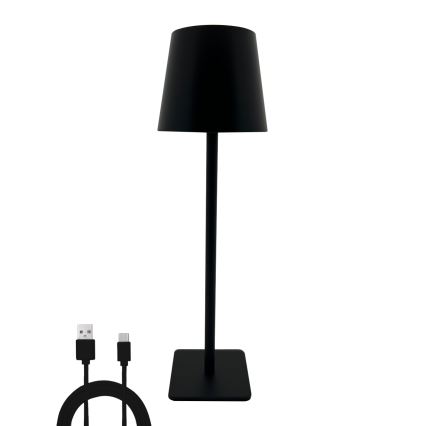 LED Dimmable touch table lamp LED/5W/5V USB 1200 mAh black