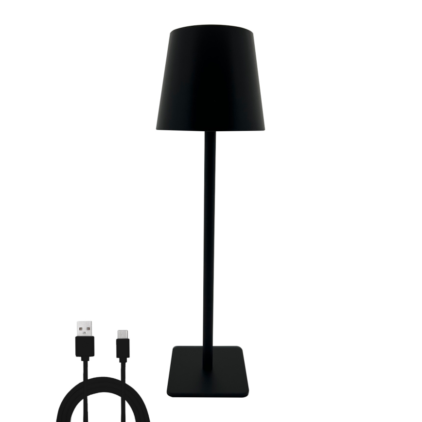 LED Dimmable touch table lamp LED/5W/5V USB 1200 mAh black