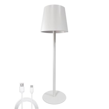 LED Dimmable touch table lamp LED/5W/5V USB 1200 mAh white